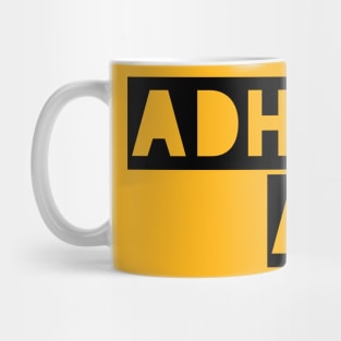 ADHD typographic design Mug